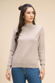 HONEY VISCOSE HIGH NECK PULLOVER