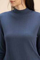 HONEY VISCOSE HIGH NECK PULLOVER - Sunday Story