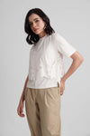 IBIZA COTTON T-SHIRT WITH EMBROIDERED BIB - Sunday Story