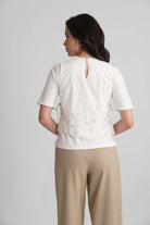 IBIZA COTTON T-SHIRT WITH EMBROIDERED BIB - Sunday Story