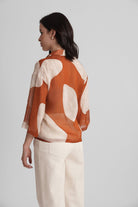 ILUKA VISCOSE PRINTED OVERSIZED CROP SHIRT - Sunday Story