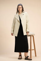 ISLA SHORT TRENCH COAT WITH DETACHABLE BELT - Sunday Story