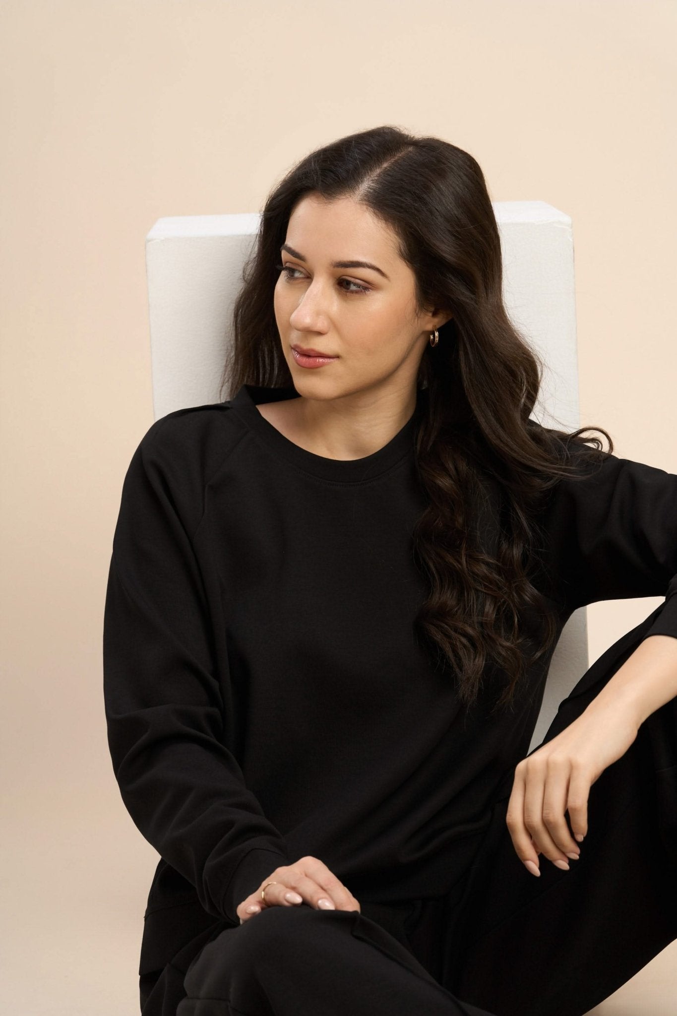 JOAN JERSEY TRAVEL CO-ORD WITH PLEATED RAGLAN SLEEVES - Sunday Story