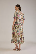 NOAMI VISCOSE MIDI SKIRT CO-ORD SET WITH CONTRAST DETAILS - Sunday Story