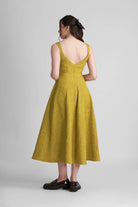 NOLA JACQUARD SLEEVELESS MIDI DRESS - Sunday Story