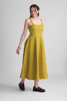 NOLA JACQUARD SLEEVELESS MIDI DRESS - Sunday Story
