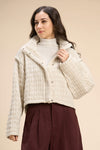 OLLY OVERSIZED JACKET WITH UNIQUE CRINKLED QUILTED PATTERN - Sunday Story