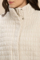 OLLY OVERSIZED JACKET WITH UNIQUE CRINKLED QUILTED PATTERN - Sunday Story