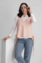ORANA V-NECK STRIPED BIB TOP - Sunday Story