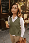 ORANA V-NECK STRIPED BIB TOP - Sunday Story