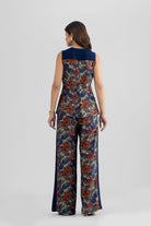 PAIGE PRINTED VISCOSE LINEN CO-ORD SET WITH CONTRAST DETAILING - Sunday Story