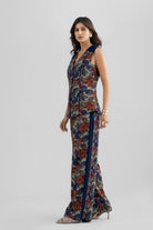 PAIGE PRINTED VISCOSE LINEN CO-ORD SET WITH CONTRAST DETAILING - Sunday Story