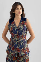 PAIGE PRINTED VISCOSE LINEN CO-ORD SET WITH CONTRAST DETAILING - Sunday Story