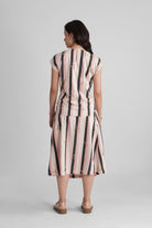 PALMA VISCOSE PRINTED STRIPES CO-ORD WITH SEQUIN EMBROIDERY - Sunday Story