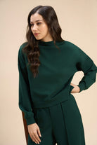 PAMMY JERSEY TRAVEL CO-ORD WITH WIDE LEG PINKTUCK PANTS - Sunday Story