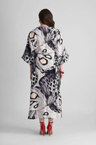 PENNY V NECK PRINTED KAFTAN MAXI DRESS - Sunday Story
