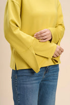 POLLY WIDE SLEEVED T-SHIRT WITH SLIT CUFFS - Sunday Story
