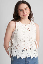 QUINN SLEEVELESS BIB WITH SIDE TIE UPS - Sunday Story