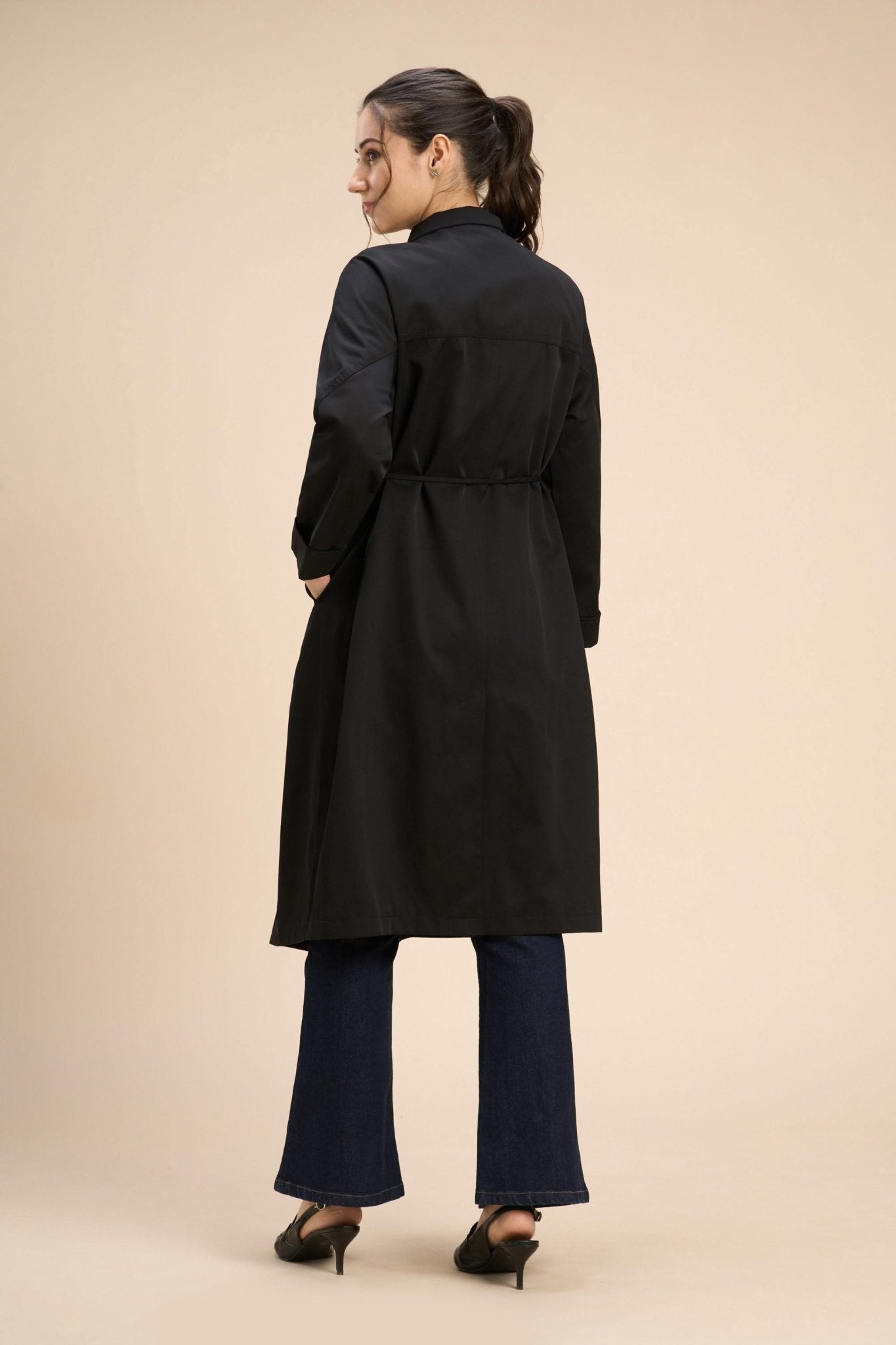 RESSE TRENCH COAT WITH A UNIQUE DRAWSTRING DETAIL - Sunday Story