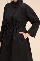 RESSE TRENCH COAT WITH A UNIQUE DRAWSTRING DETAIL - Sunday Story