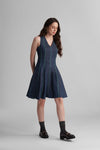 ROMA FIT AND FLARE LYOCELL DENIM SHORT DRESS - Sunday Story