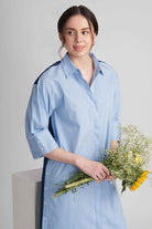SABINA CONTRAST PANEL SHIRT DRESS - Sunday Story