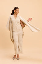 SARAH LACE JACQUARD KNITTED VEST CO-ORD SET - Sunday Story