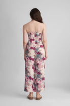 STACIA CO-ORD SET WITH HALTER TOP AND STRAIGHT PANTS IN PRINTED VISCOSE - Sunday Story