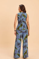 SUNNY PRINTED COTTON DENIM VEST AND PANTS CO-ORD SET - Sunday Story