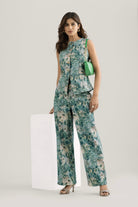 SUTTON COTTON PRINTED CO-ORD SET WITH STATEMENT BUTTONS - Sunday Story