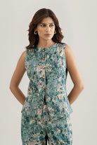 SUTTON COTTON PRINTED CO-ORD SET WITH STATEMENT BUTTONS - Sunday Story