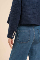 TAMMY CROPPED TWEED JACKET WITH DOUBLE POCKET DETAIL - Sunday Story
