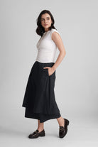 TOKYO PANELED WIDE ANKLE COTTON PANT - Sunday Story