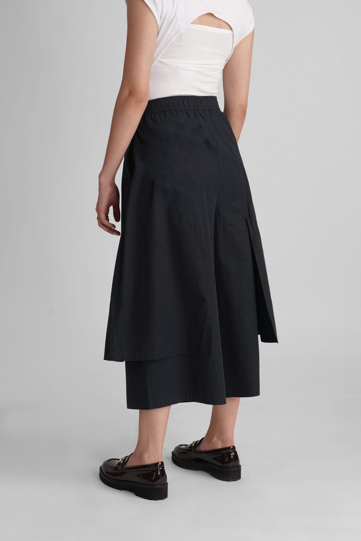 TOKYO PANELED WIDE ANKLE COTTON PANT - Sunday Story