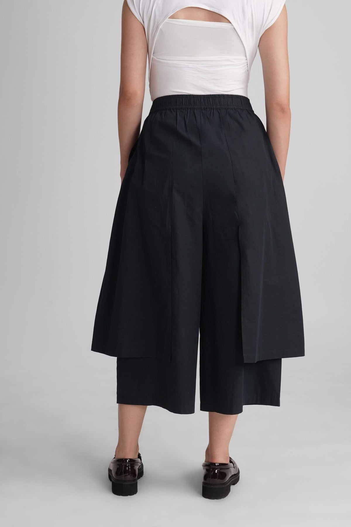 TOKYO PANELED WIDE ANKLE COTTON PANT - Sunday Story